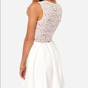 White lulus dress